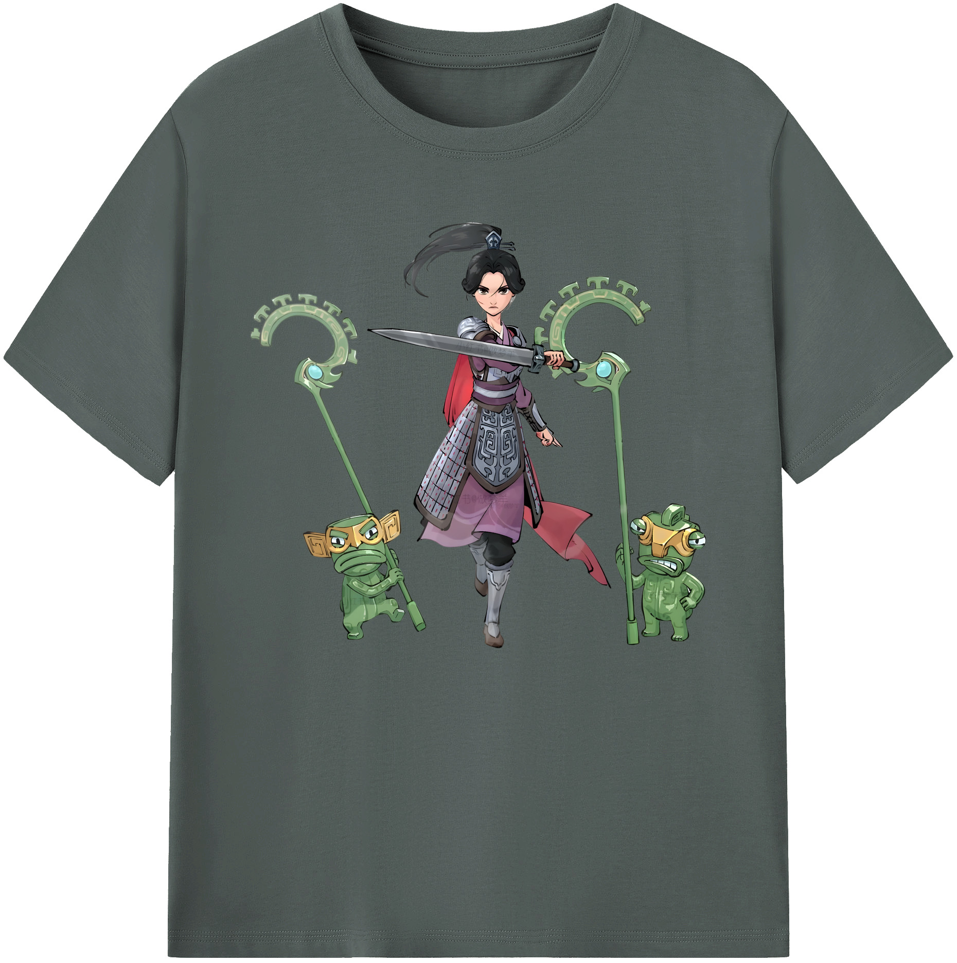 （画像用） Ne Zha 2 ナタ 魔童の大暴れ 綿100％ メンズ半袖Tシャツ｜肌触りやわらか＆通気性